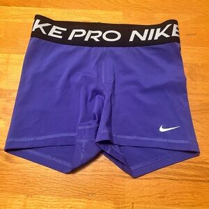 Nike Pro Purple Athletic Shorts ~ Size Small